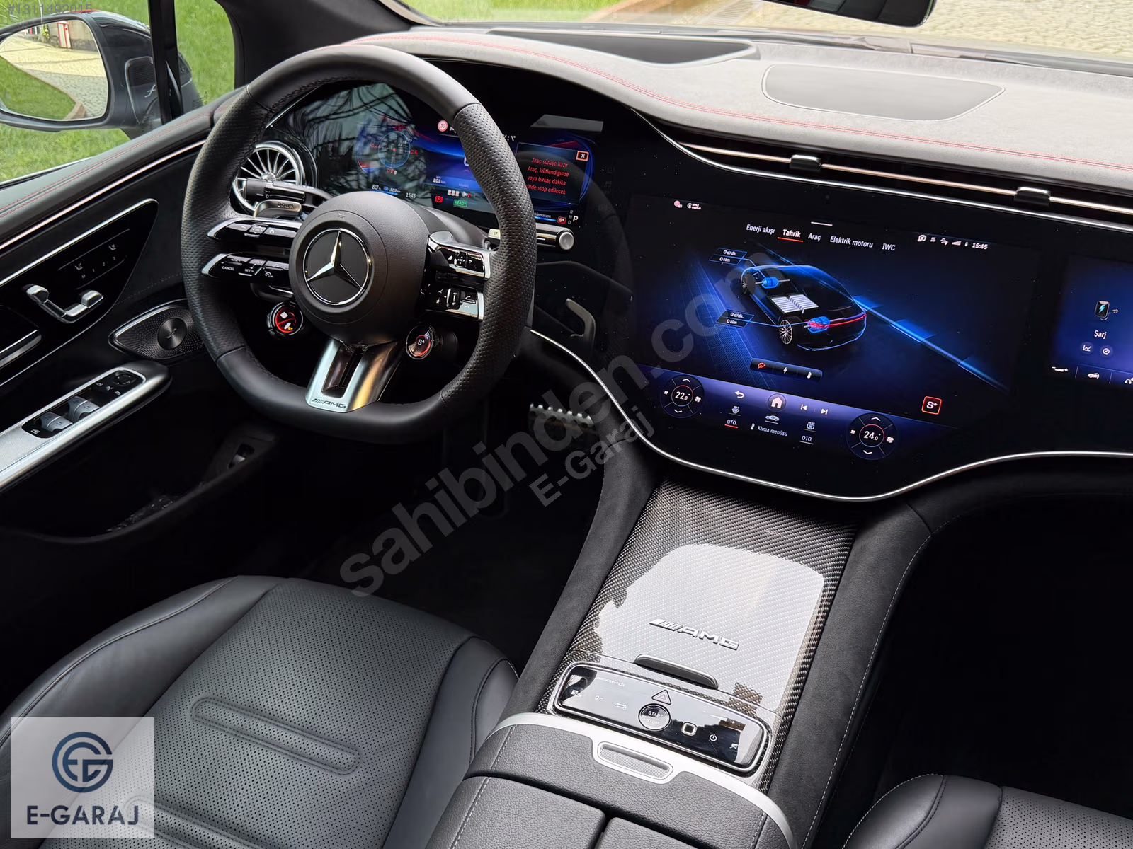 2025 MERCEDES EQE 53 AMG TRACKPACE AKS MASAJ CARBON - Görsel 16