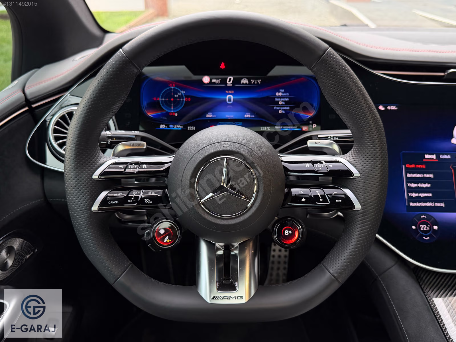 2025 MERCEDES EQE 53 AMG TRACKPACE AKS MASAJ CARBON - Görsel 18